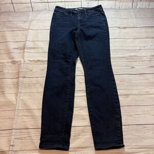 Athleta Jeans‎ Stretch Denim Dark Blue Pants Women's Size 4 (26x27)